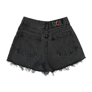 Vintage 90s Black Distressed Shorts